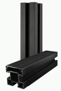 EcoFence Aluminium Post, Size: 1500mm, Colour: Monument, Weight: 0