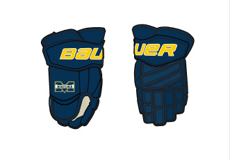 Minutemen Hockey Gloves Bauer 2025