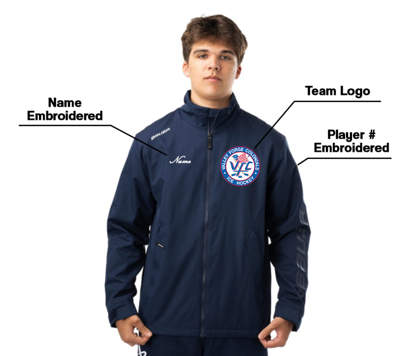 Colonials Bauer Lightweight Warm-up Jacket 2025