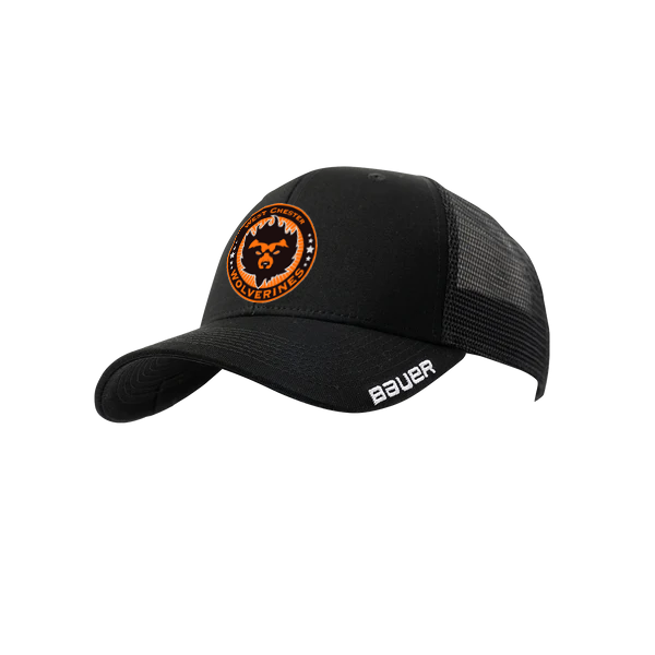 WOLVERINE&#39;S BAUER MESH BACK TRUCKER HAT