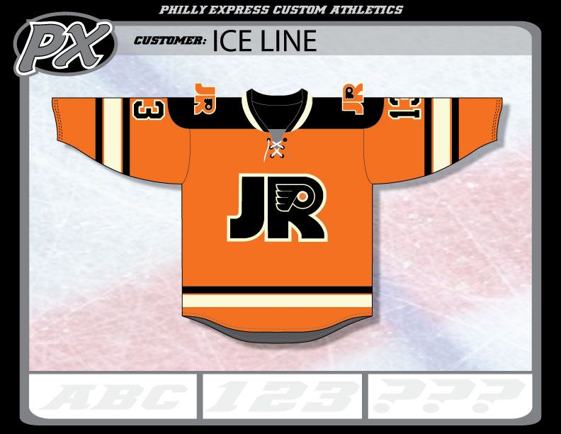 JR FLYER GIRL'S ORANGE GAME JERSEY