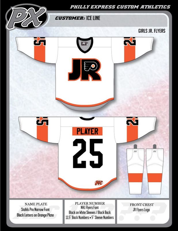 JR FLYER WHITE GAME JERSEY