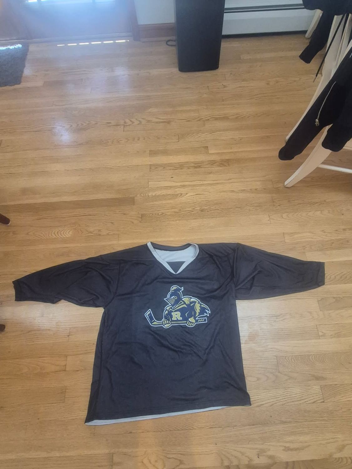 RUSTIN REVERSIBLE PRACTICE JERSEY BLACK/WHITE
