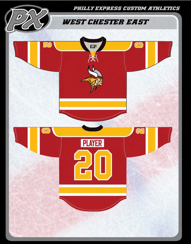 WC EAST RED GAME JERSEY