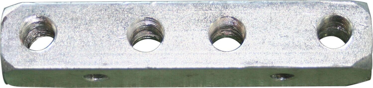 Bloc de raccordement pour passage de la graisse 4x1/8'' NPT