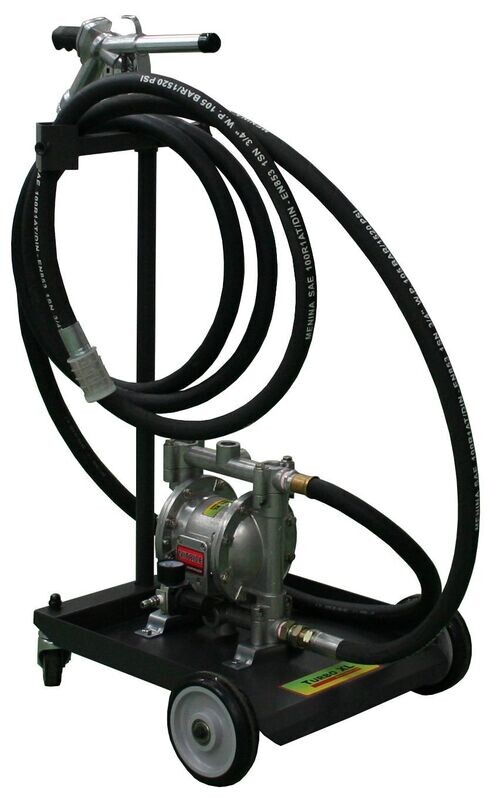 Ensemble mobile de transfert de carburant à air; pompe à diaphragme (3/4")
