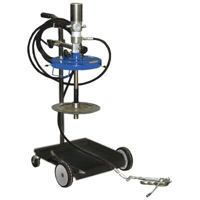 Ensemble pompe à graisse pneumatique; capacité 17 kg