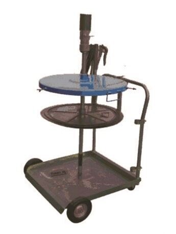 Ensemble pompe à graisse pneumatique; capacité 180 kg
