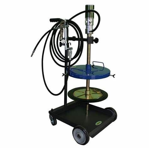 Ensemble pompe à graisse pneumatique; capacité 55 kg