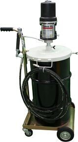 Ensemble pompe à graisse pneumatique; capacité 55 kg