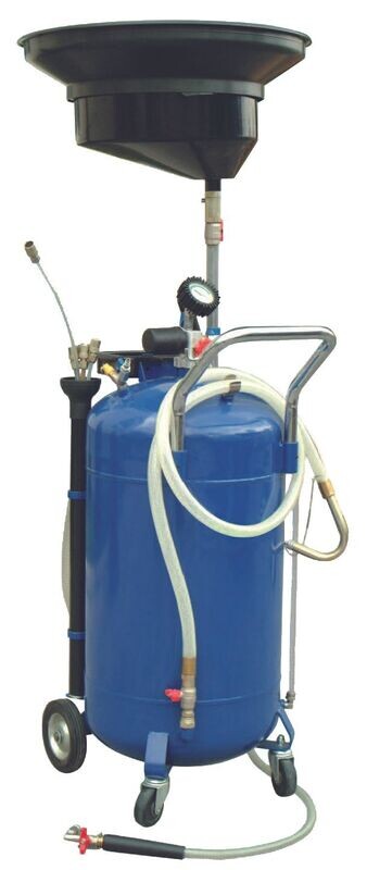 Draineur/ extracteur pneumatique d'huile usée; capacité du réservoir 90 litres/24 gallons