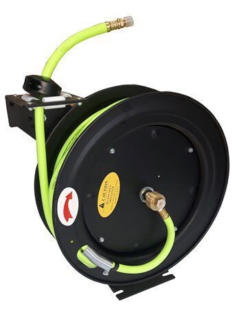Dévidoir rétractable, boyau hybride en polymère 3/8" 50'