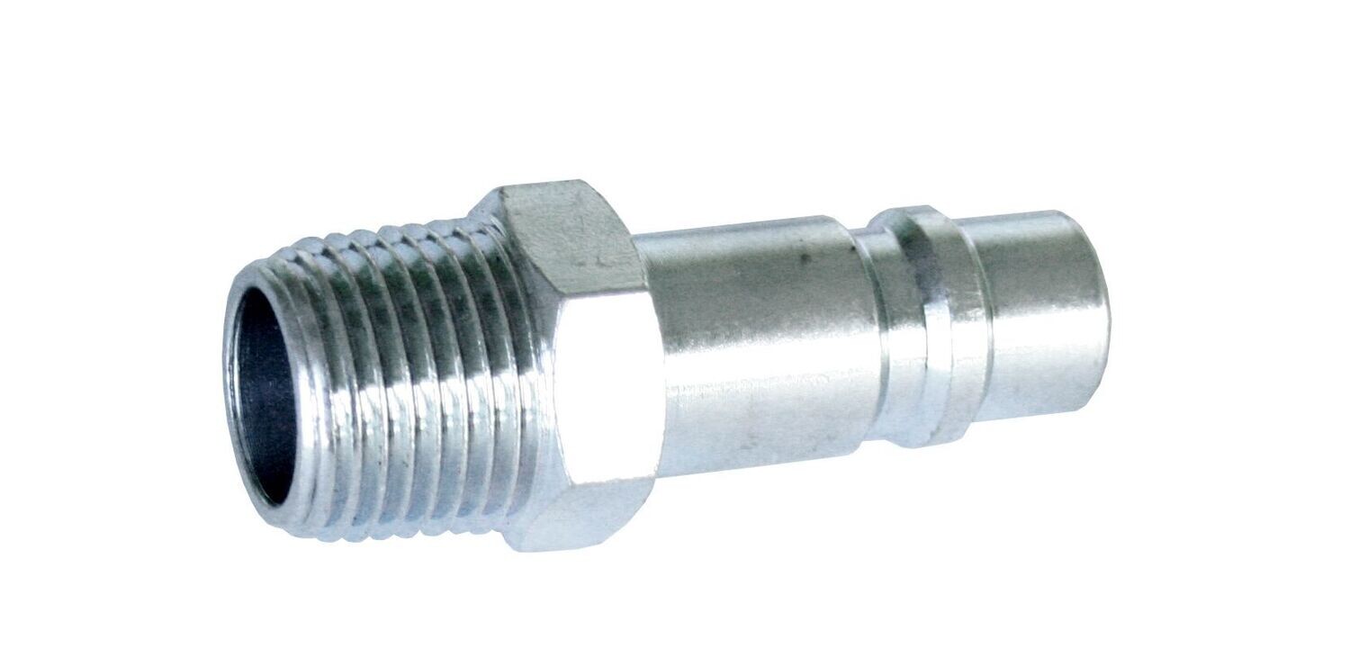 Mamelon en acier plaqué nickel de 1/2" pour application industrielle