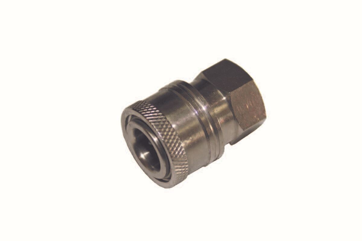 Coupleur rapide femelle 3/8" en acier inoxydable