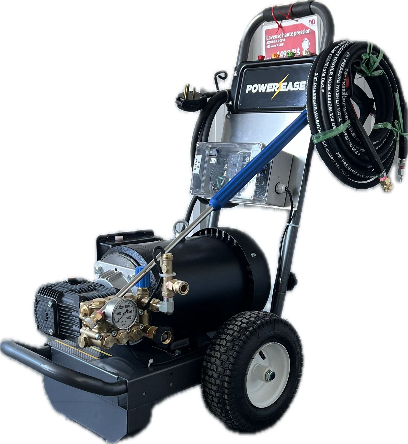 Laveuse électrique / eau froide   3000PSI 4.0 GPM