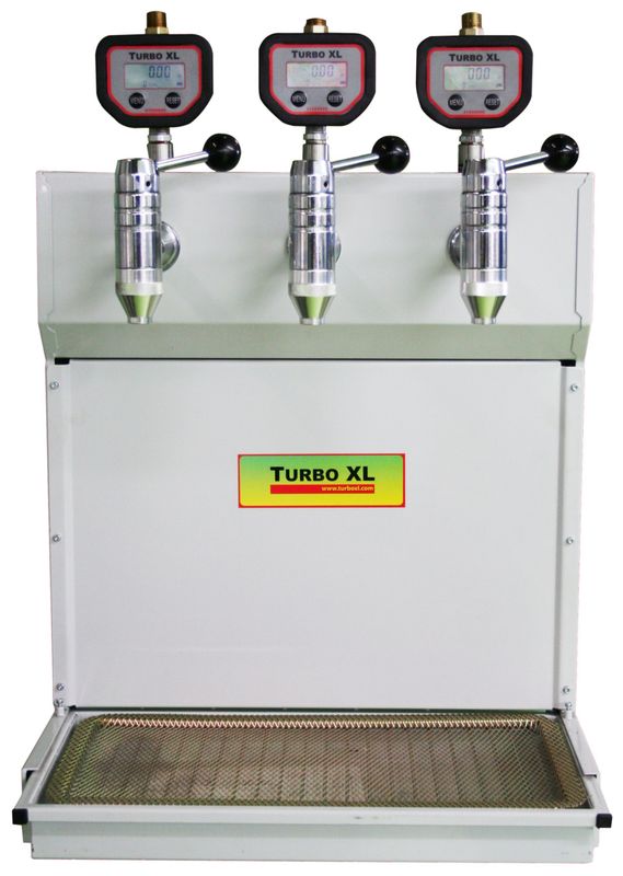 Triple Oil Distributor Cabinet with 3 Meters and 3 Taps Triple Oil Distributor Cabinet with 3 Meters and 3 Taps