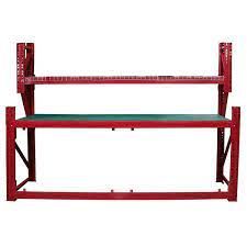 Cache baril établi plus panneaux avant; 96" x 32"