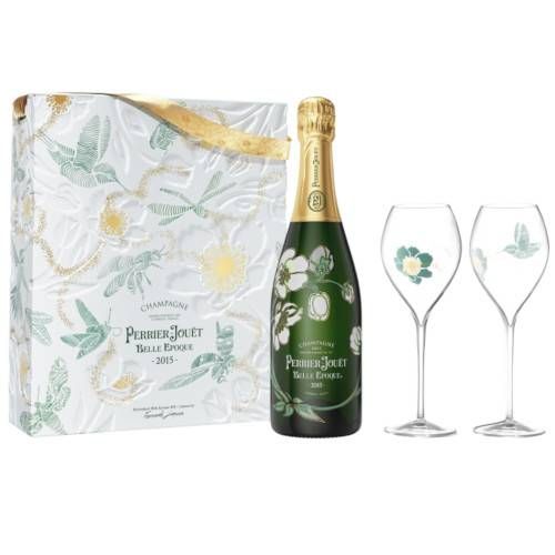 2015 Perrier-Jouet &#39;Belle Epoque&#39; Brut Gift Box w/ Glasses