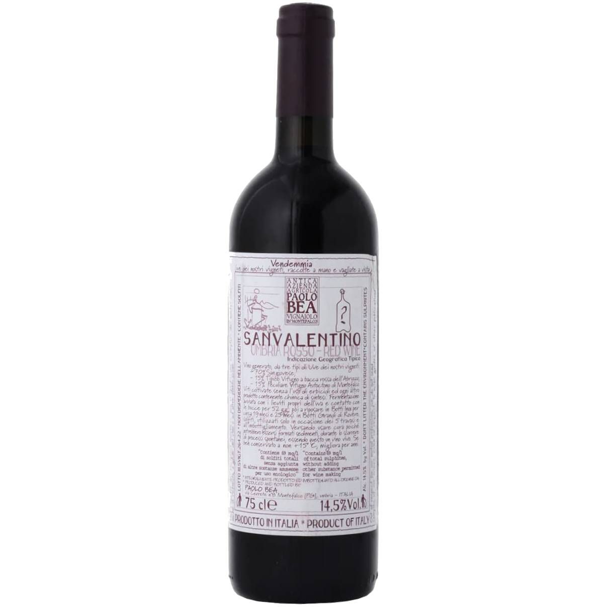 2019 Paolo Bea San Valentino Umbria Rosso