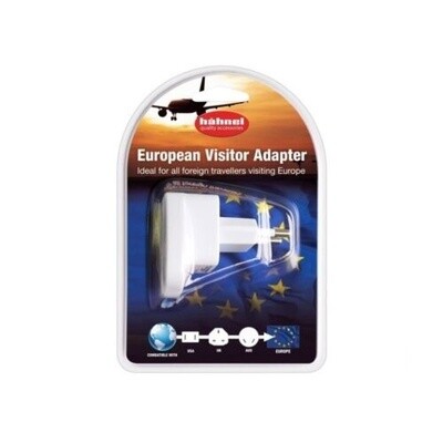 Hahnel Euro Visitor Adapter (no earth)