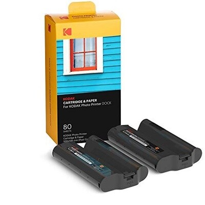 Kodak Photo Print 6x4&quot; Cart &amp; Paper (80)