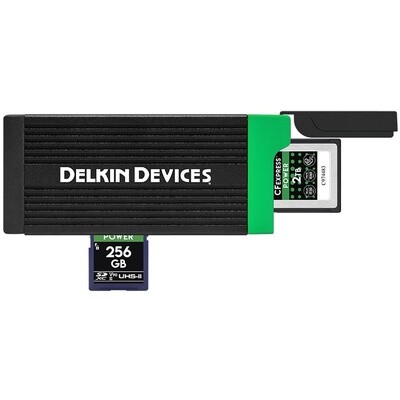 Delkin CFExpress Type B &amp; SD Card Reader