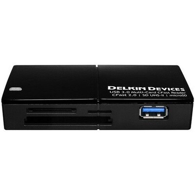 Delkin CFast SD, MicroSD &amp; Flash Reader