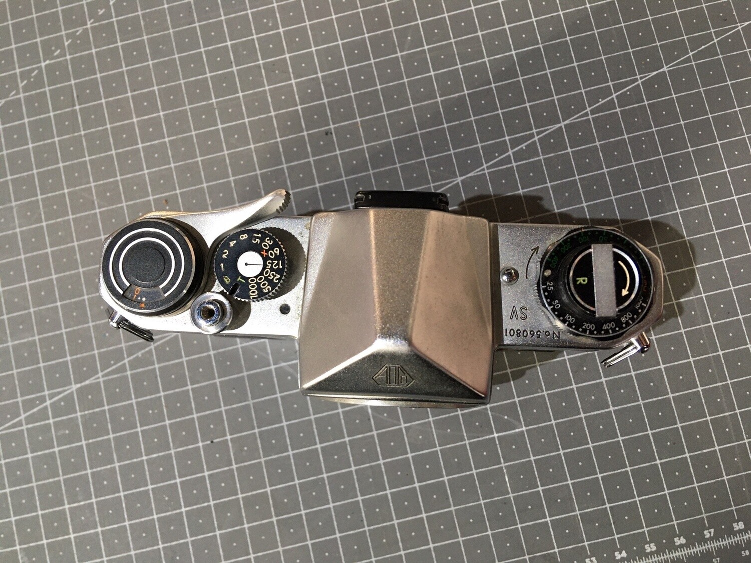 A Vintage Pentax SV Body only with original Meter &amp; Cases