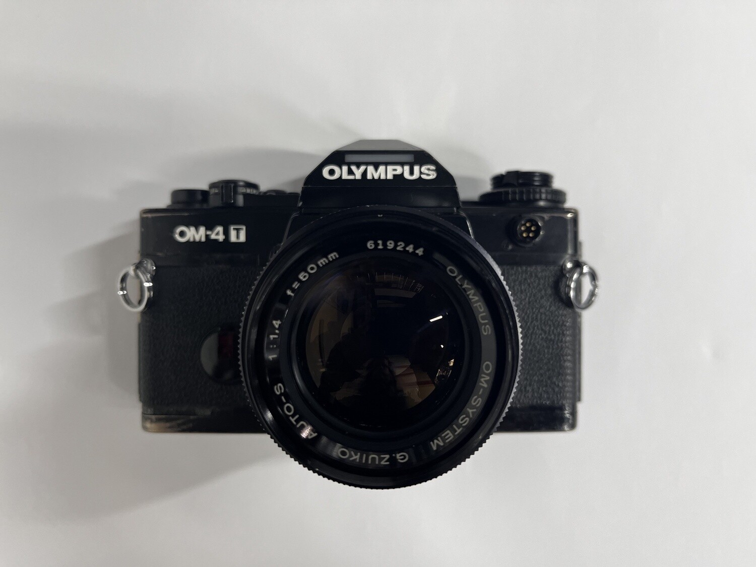 Olympus OM-4T Black w/Olympus G.Zuiko Auto-S f/1.4 50mm lens