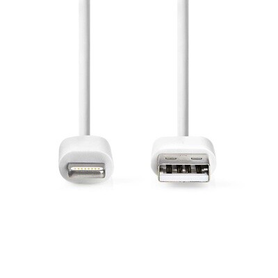 Nedis USB-Lightning Cable, 12w 1m