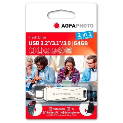 Agfa USB 3.2  USB-C 2-in-1
