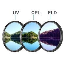 Polaroid UV/CPL/FLD Filter Set