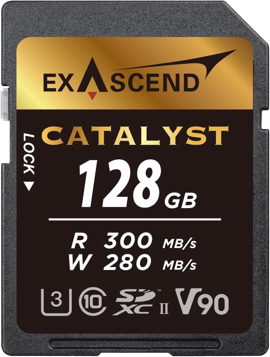 ExAscend Catalyst SDXC UHS-II V90, Size: 128gb