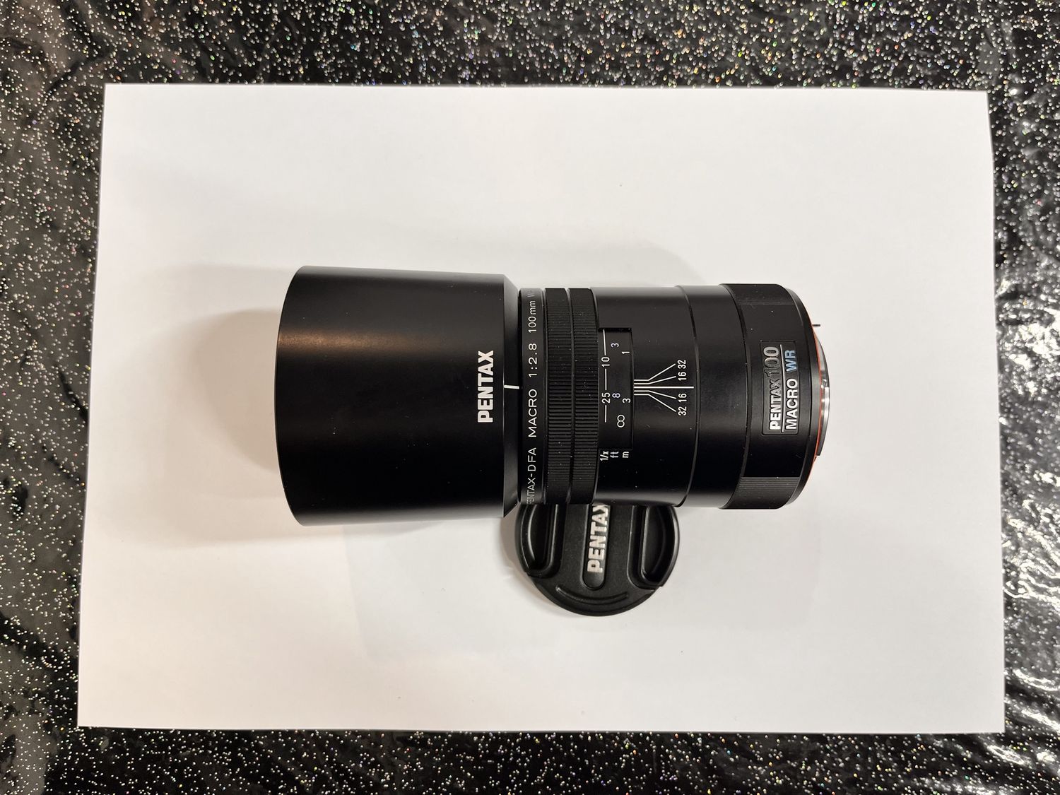SMC Pentax D FA Macro 100mm 2.8 WR Lens, Boxed