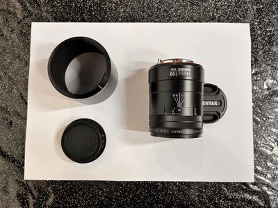 USED - SMC Pentax D FA Macro 100mm 2.8 WR Lens, Boxed