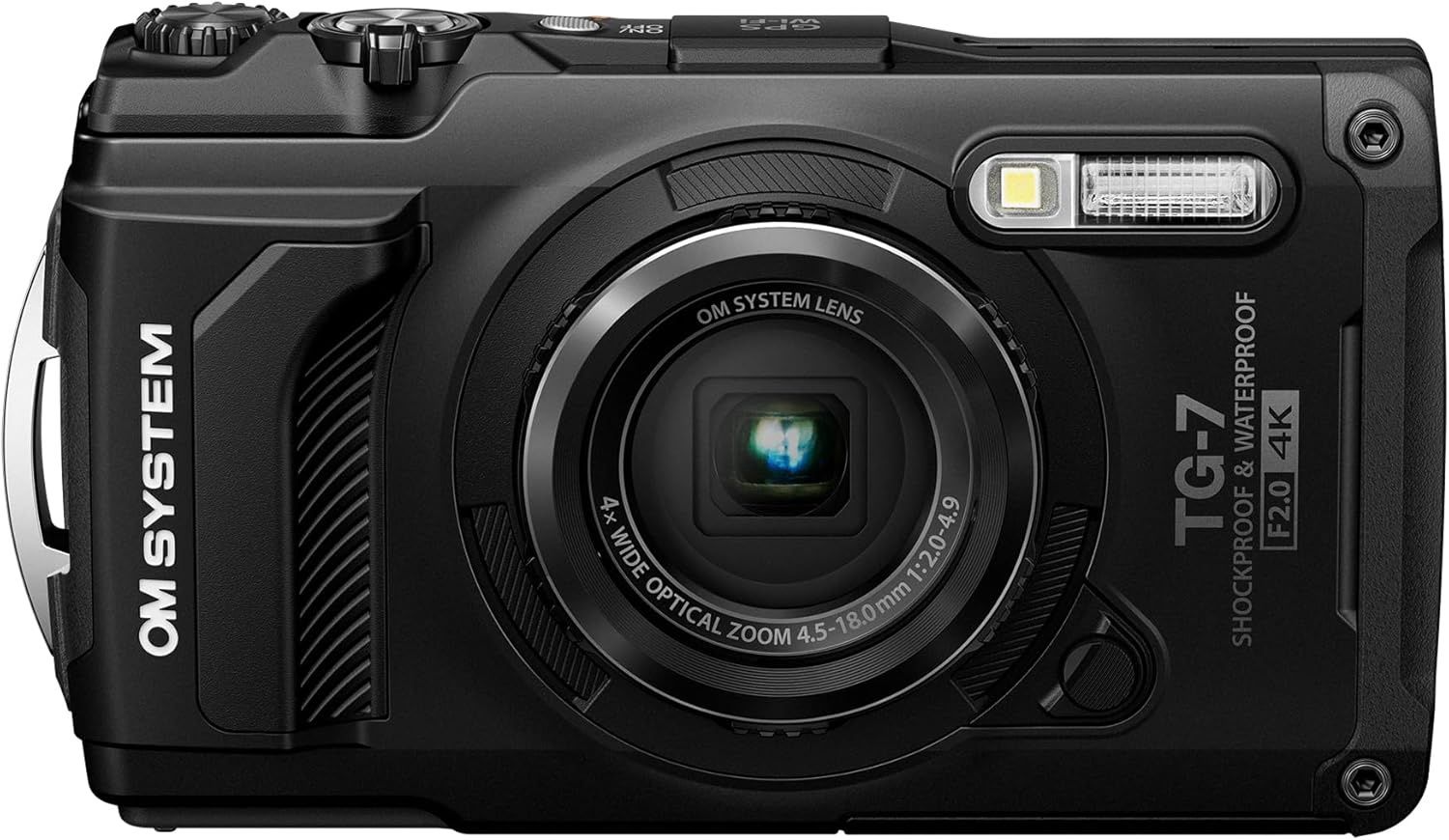 OM System TG-7 Tough Camera, Black
