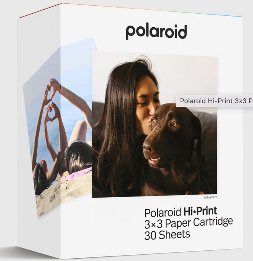 Polaroid Hi-Print 3x3 Print Cartridge Paper (30 Sheets)