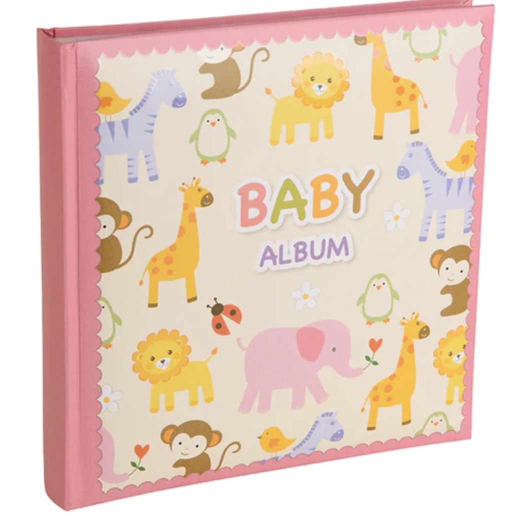 Kenro Baby Zoo Photo Album with Keepsake Box