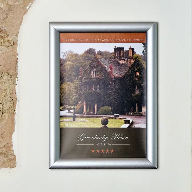 Kenro Alumex Silver Snap Frames