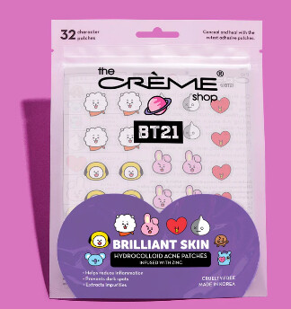 BT21 - BRILLIANT SKIN HYDROCOLLOID ACNE PATCHES