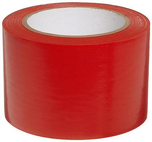 Brady Red Floor Tape, Color: Red, Size: 3&quot;X108&#39;