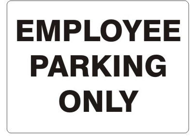 Employee Parking Only