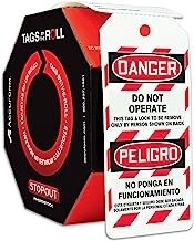 Tag-by-the-Roll: Danger Do Not Operate: Bilingual