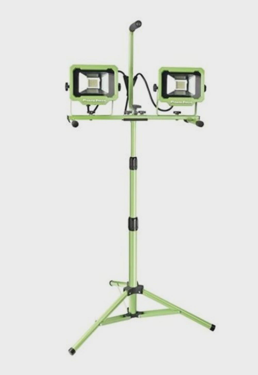 Pro Glo 10000LM 50W Twin Head LED Worklight, Color: Green