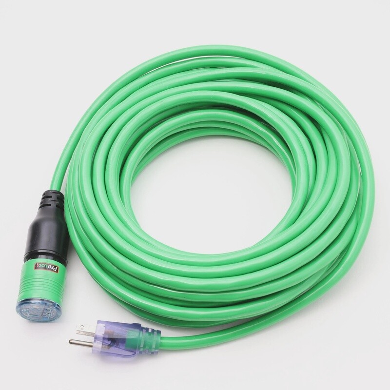 Pro Lock 12/3 SJTW 100&#39; Lighted Extension Cord