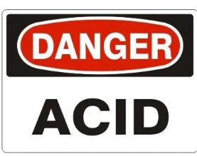 Danger ACID, Color: AV, Size: 7x10