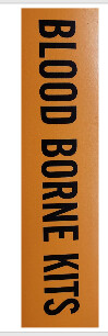 Blood Borne Kits, Color: AV, Size: 2.25x9