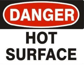 Danger Hot Surface