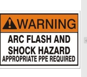 Warning Arc Flash and Shock Hazard Appropriate PPE Required