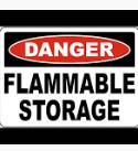 Danger Flammable Storage, Color: AV, Size: 7x10